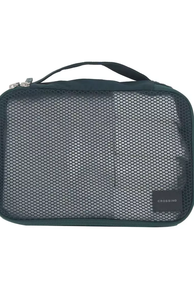 Crossing Waterproof Ripstop Nylon Packing Cube Set (4-Piece Set) - Forest Green
