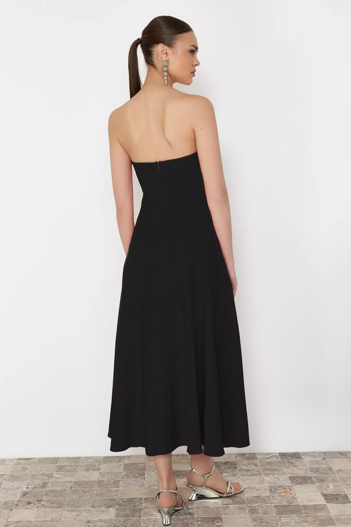 Jual Trendyol Flowy Midi Dress Original 2025 ZALORA Indonesia ®