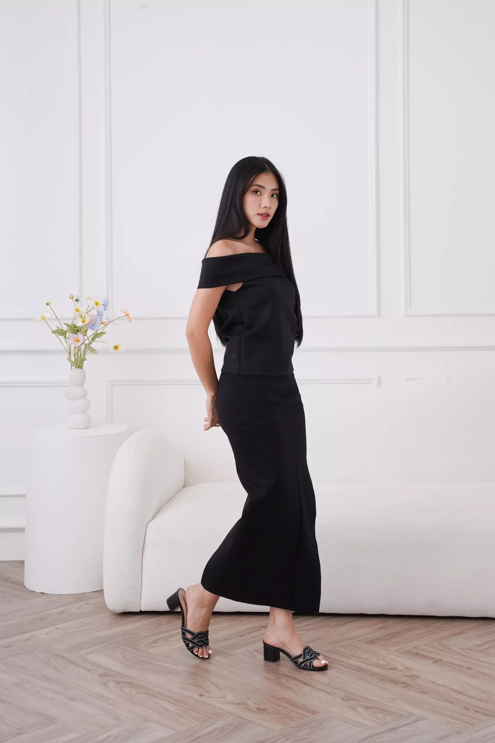 Cherish Sandal wanita Pesta Kondangan - Gold