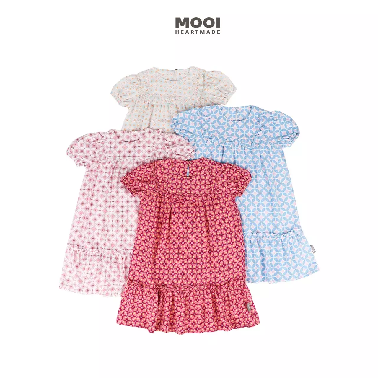 Mooi Dress Anak Perempuan Nirmala Batik Dress - Sky Blue