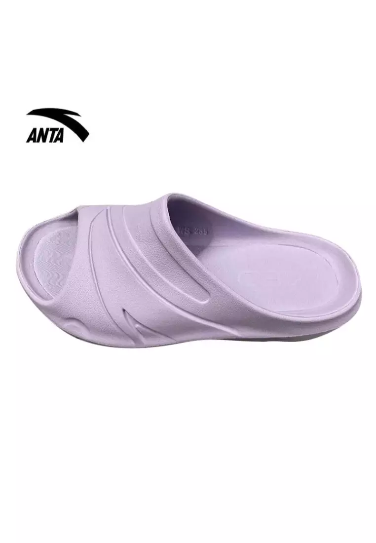 Discount on Anta  shoes - SKU: Lifestyle Slippers Slides in Pink for Women