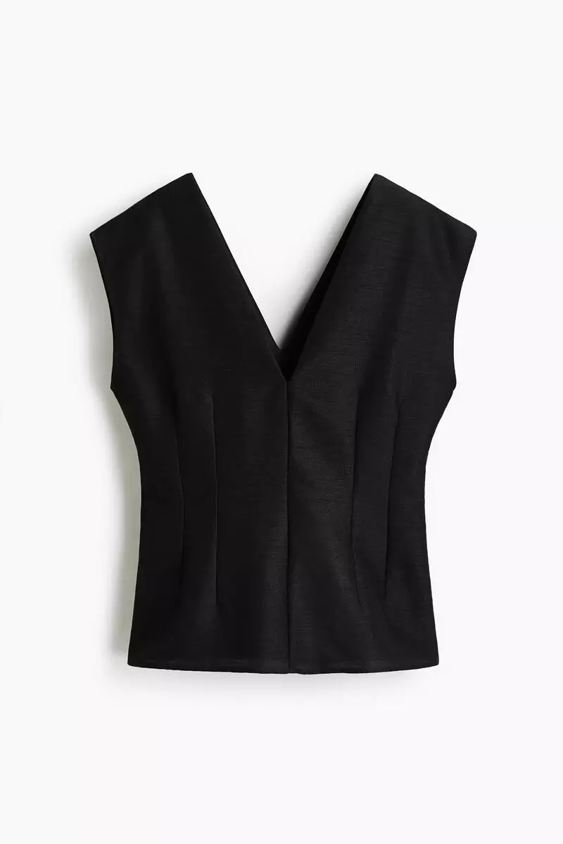 V-neck top
