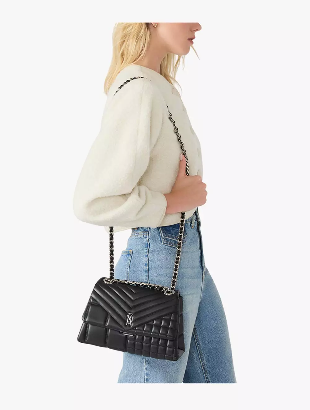 Steve Madden BVOLT-Q Women's Shoulder Bags - Black