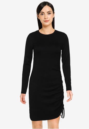 Buy Abercrombie Fitch Party Asymmetrical Side Cinch Mini Dress 2021 Online Zalora Singapore