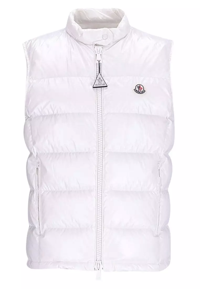 White on sale puffer vests