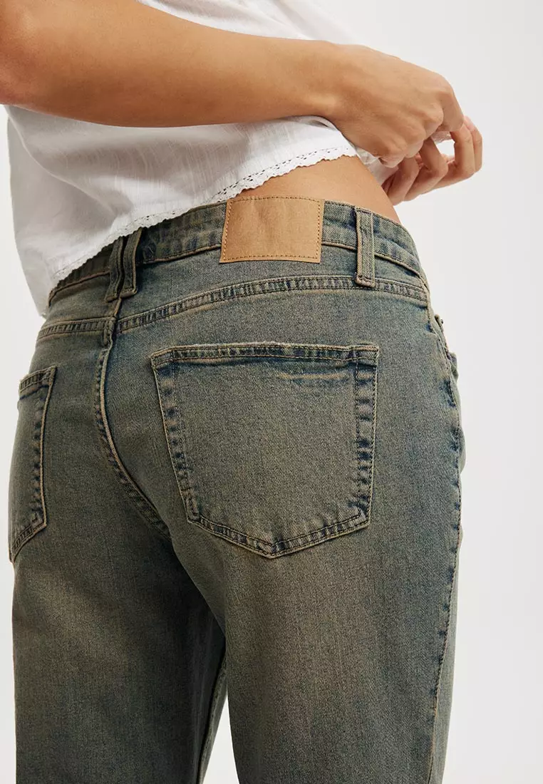 Low Rise Bootcut Jeans