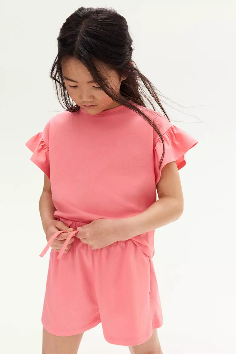 Cotton jersey shorts