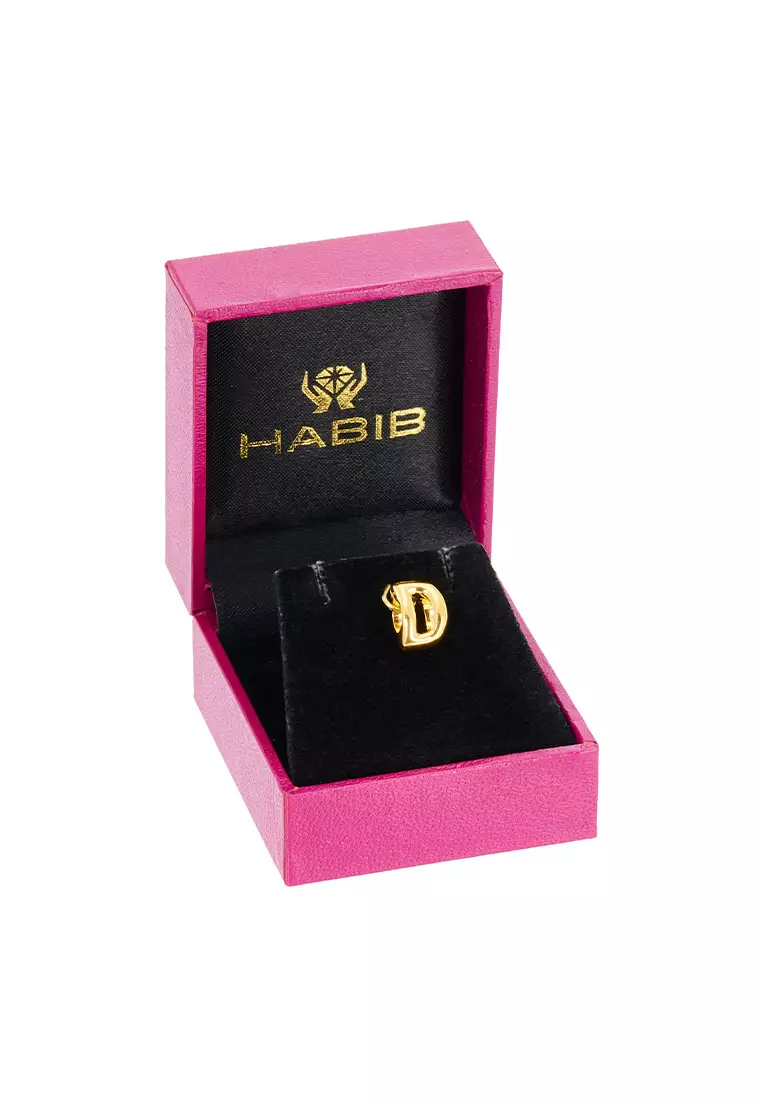 HABIB 916/22K Yellow Gold Alphabet Charm 6800025YD