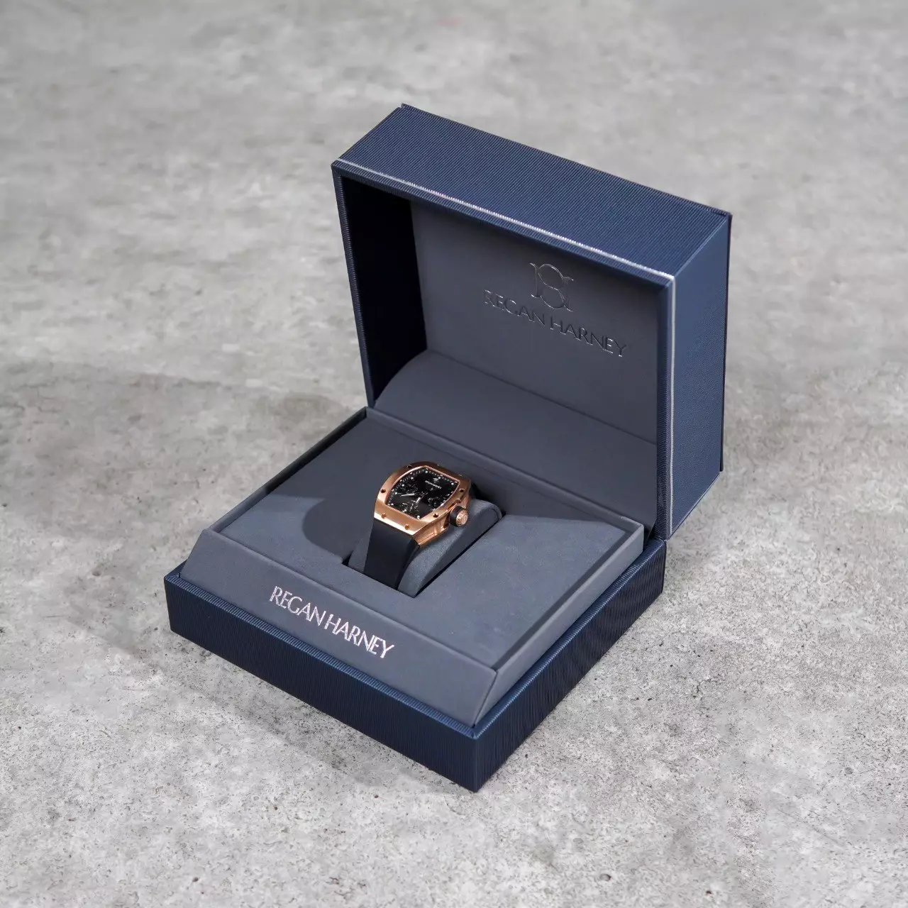 Jam Tangan REGAN HARNEY RH 84-11 GENESIS FORGED TITANIUM WATCH 100% ORIGINAL - OS