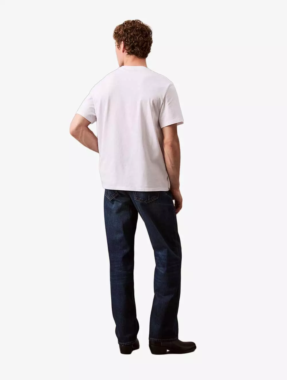 Calvin Klein - 90s Straight Dark Meridian Jeans - Blue - blue