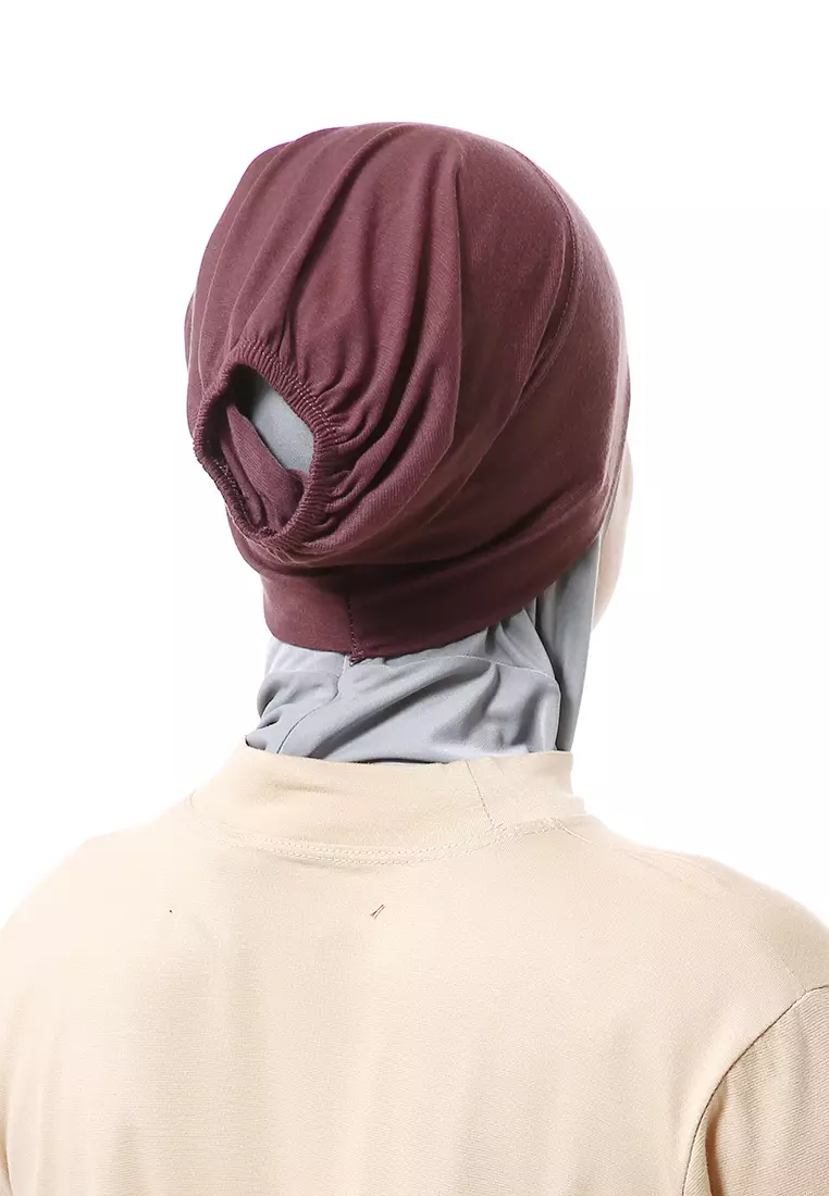 Inner Hijab Muslimah Wanita Motif Polos Relaxed Fit - Herseys