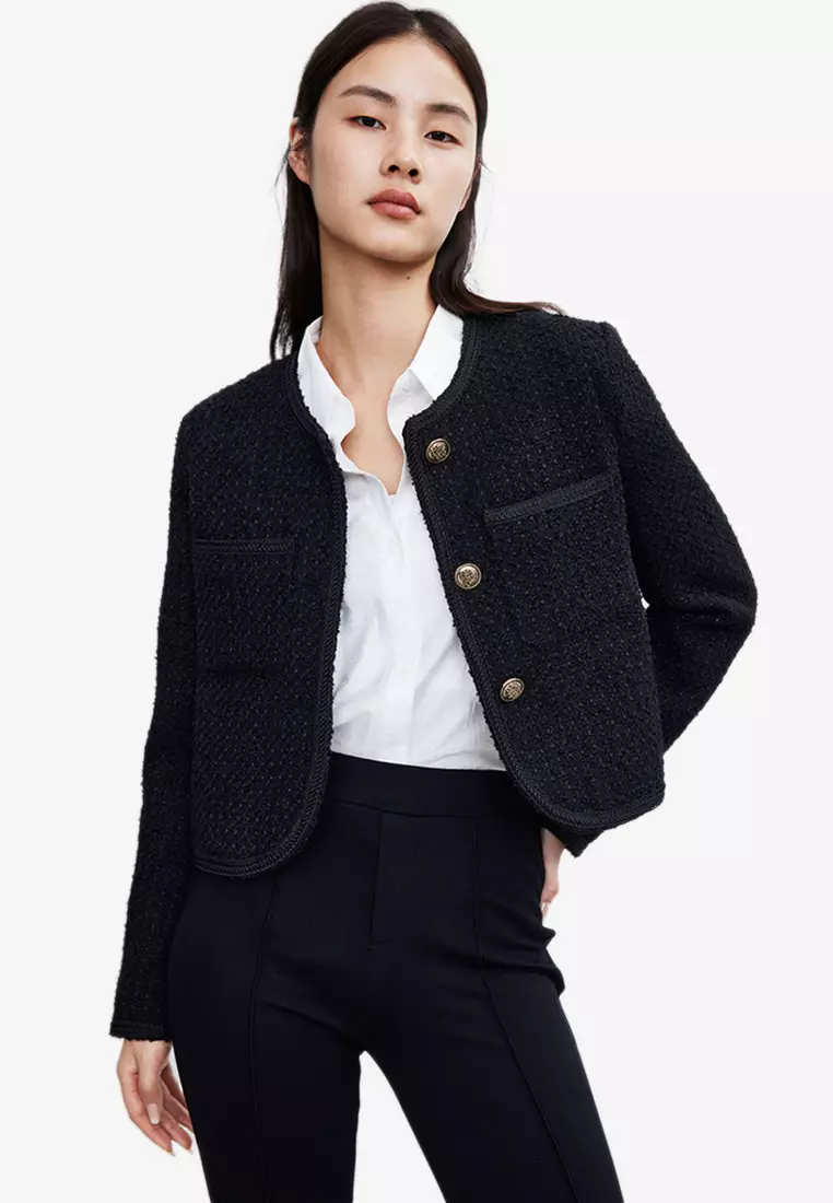 Urban Revivo Patched Pocket Woollen Jacket 2024 Buy Urban Revivo