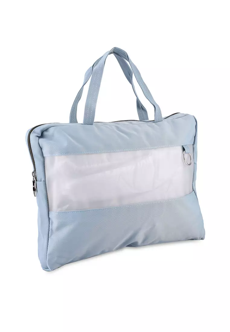 A4 Size Top Handle Bag With Wristlet