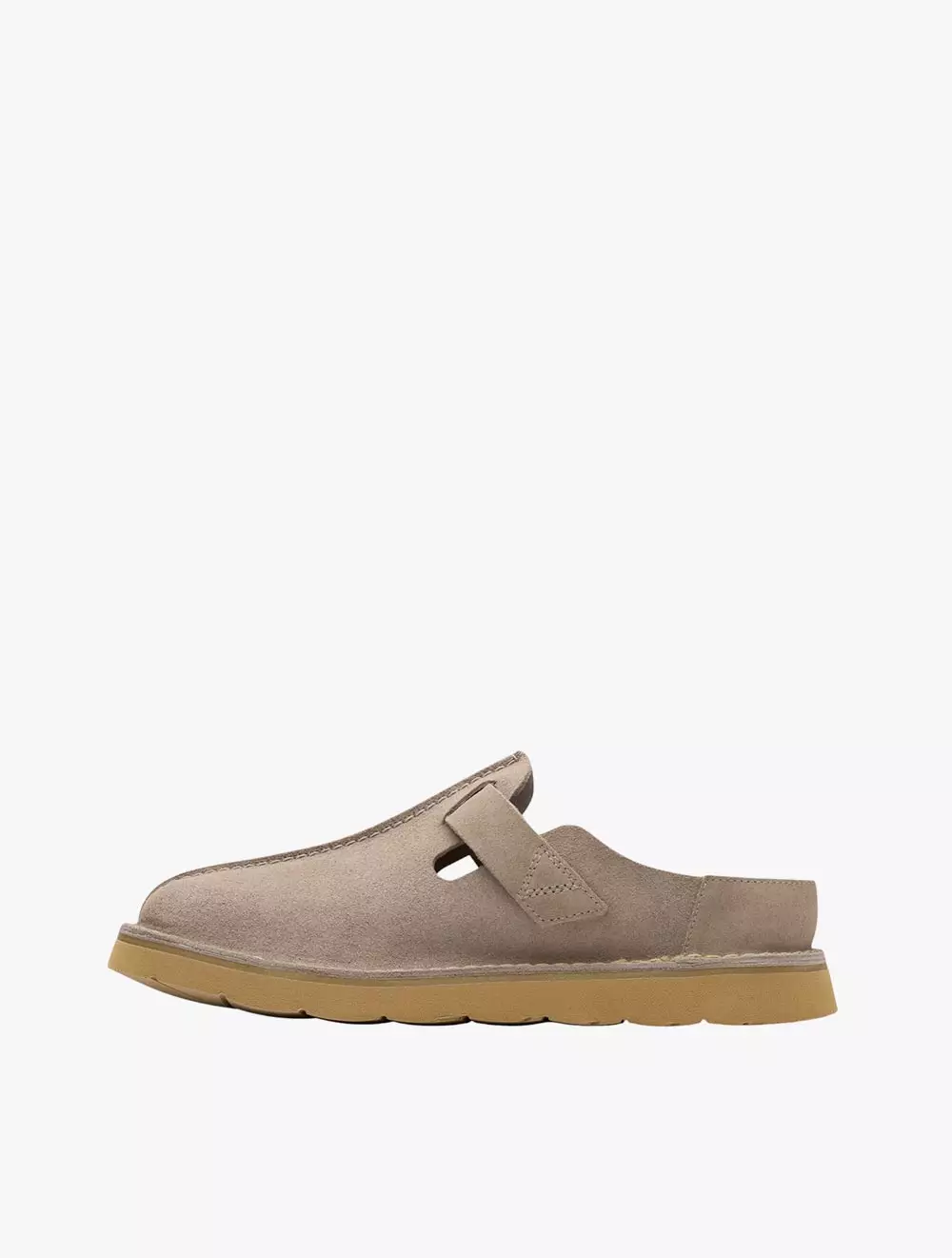 Clarks Solsbury Mule Grey Suede