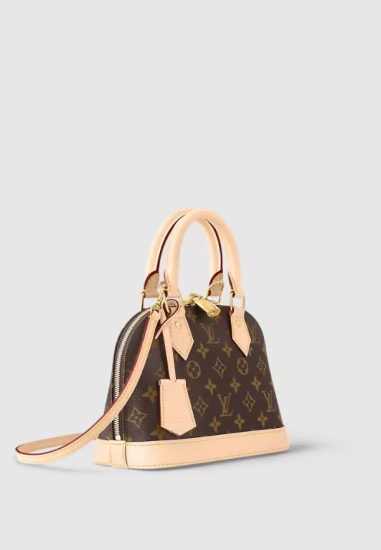 Jual Louis Vuitton Alma BB Monogram Tan Pink Original 2024