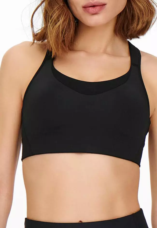 Fabletics Stripes Blue Sports Bra Size XXL - 54% off