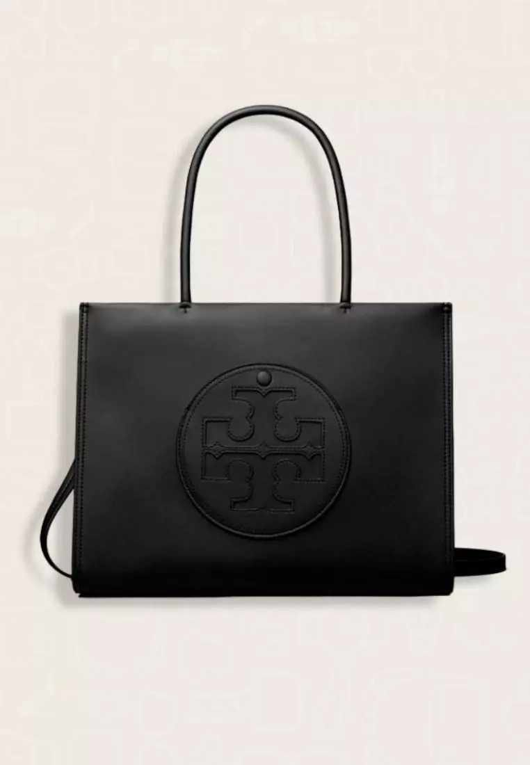 Tory Burch Small Ella Bio Tote Black