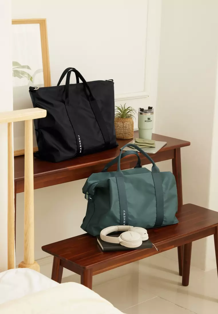 VERSUS Nylon Crossbody Bag Forest Green