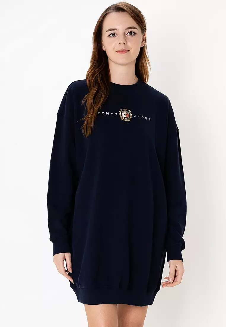 Buy Tommy Hilfiger Crest Linear Sweater Dress 2025 Online ZALORA