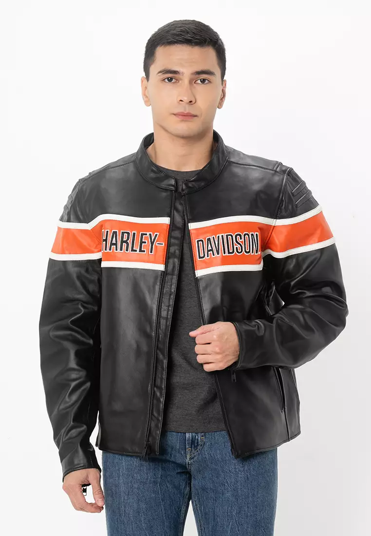 Buy Harley-Davidson H-D® Trenton Leather Riding Jacket 2025 Online