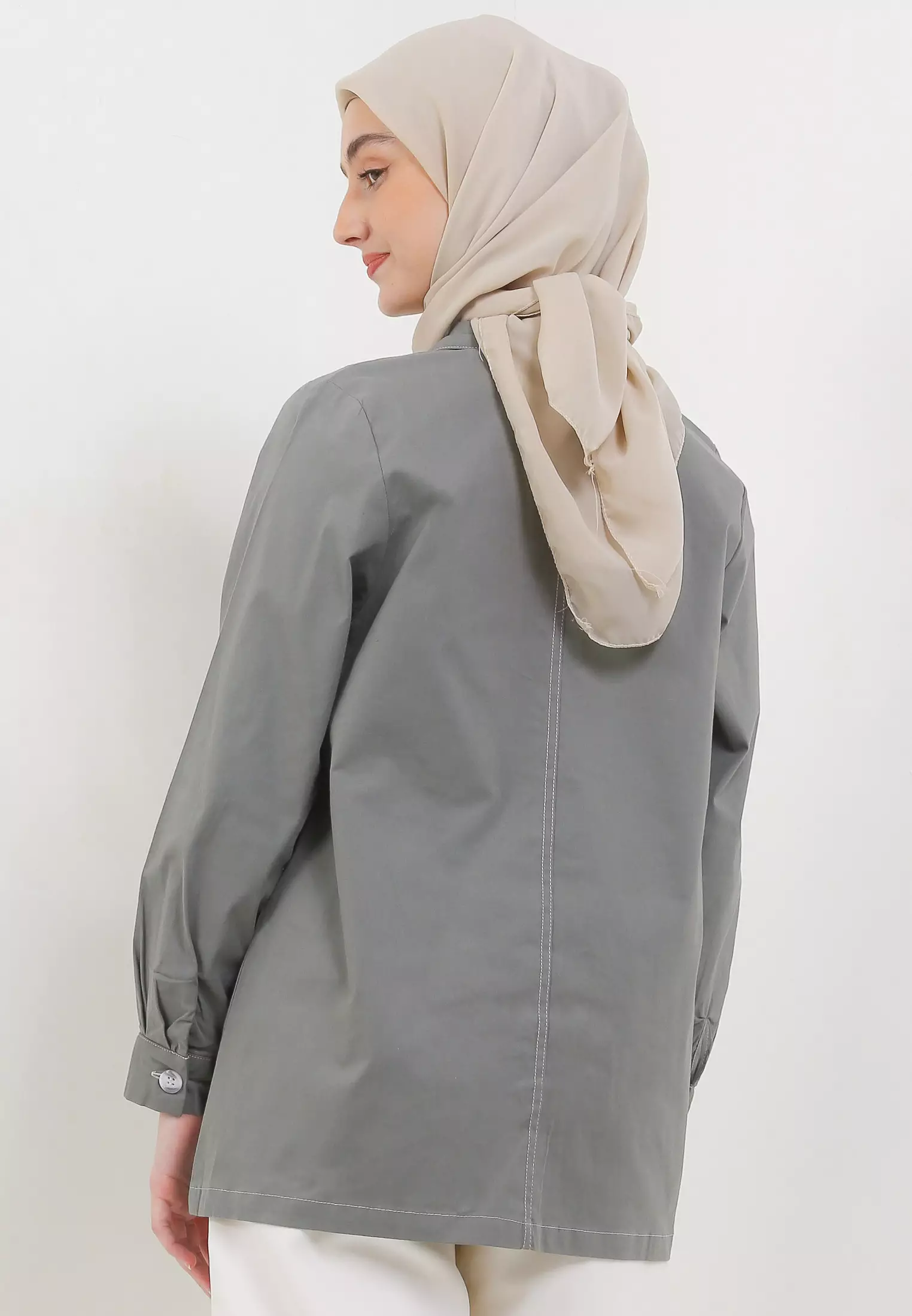 MFMW Thalita Outer Jaket Oversize Dark Grey
