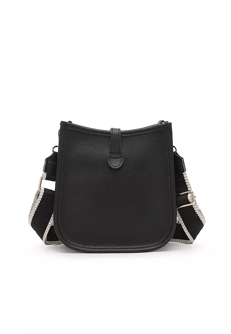 Women's Sling Bag / Crossbody Bag - Black