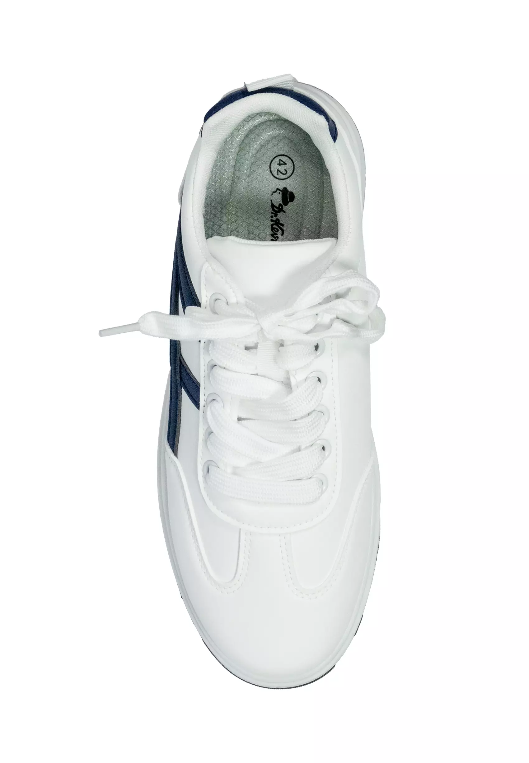 Dr. Kevin Sepatu Sneakers Kasual Pria Kets Kulit 881-006