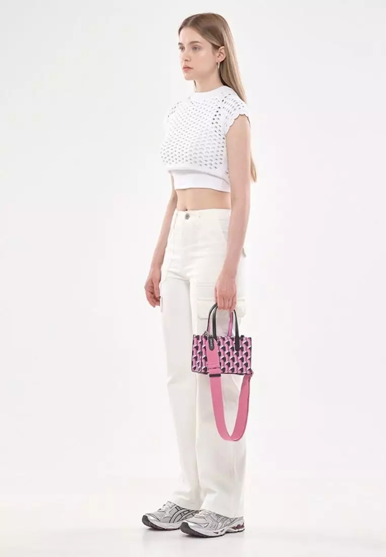 韓国大人気[rosa.K] CABAS MONOGRAM DAY TOTE BAG_SS (2COLOR) Designer fashion, Seoul-fully created | W Concept