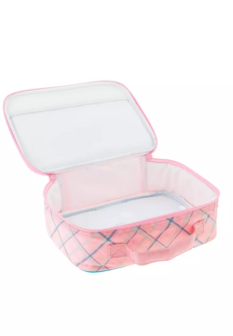 All Over Print Backpack with Lunch Bag for Kids Pink Unicorn Classic