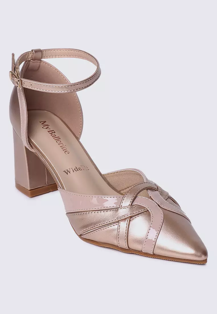 Aya WideFit Comfy Heels