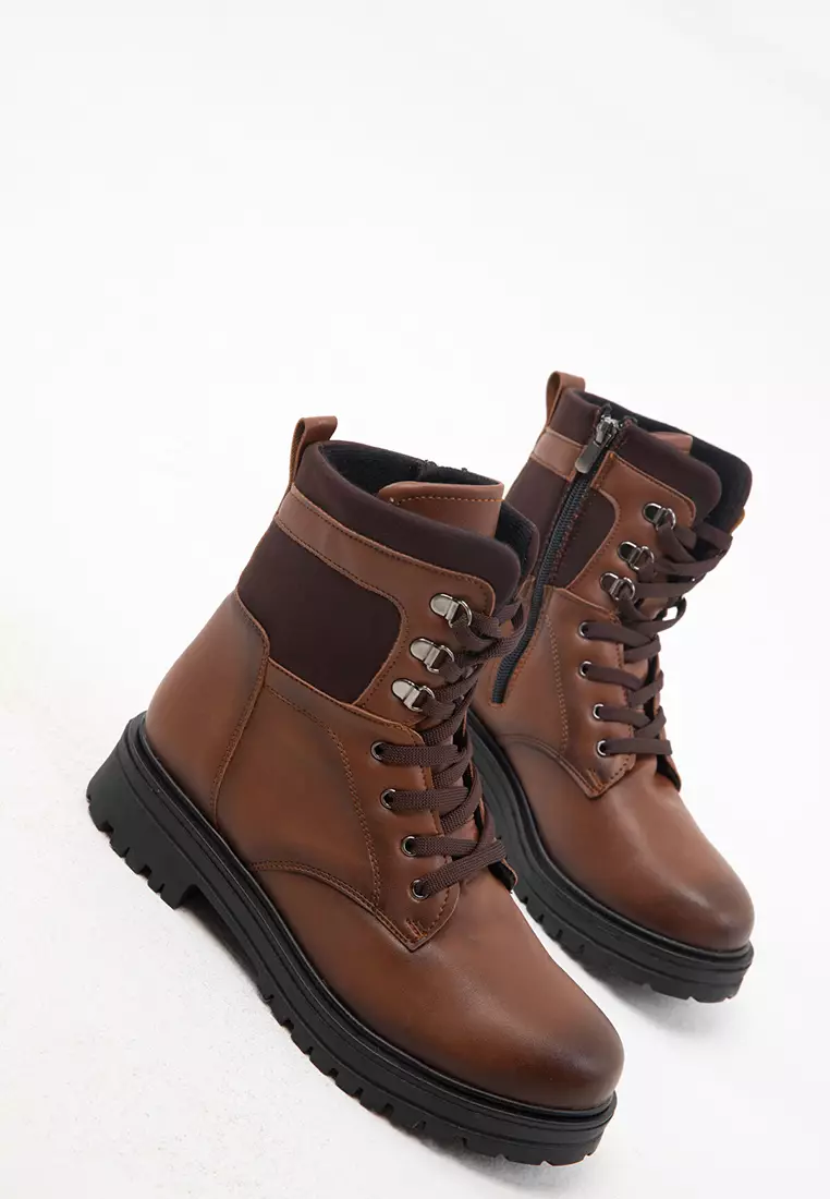 Tan Women's Boots - 20046 Model Bootie