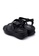 Unifit black Strappy Platform Sandal B1E59SHA0AC419GS_3