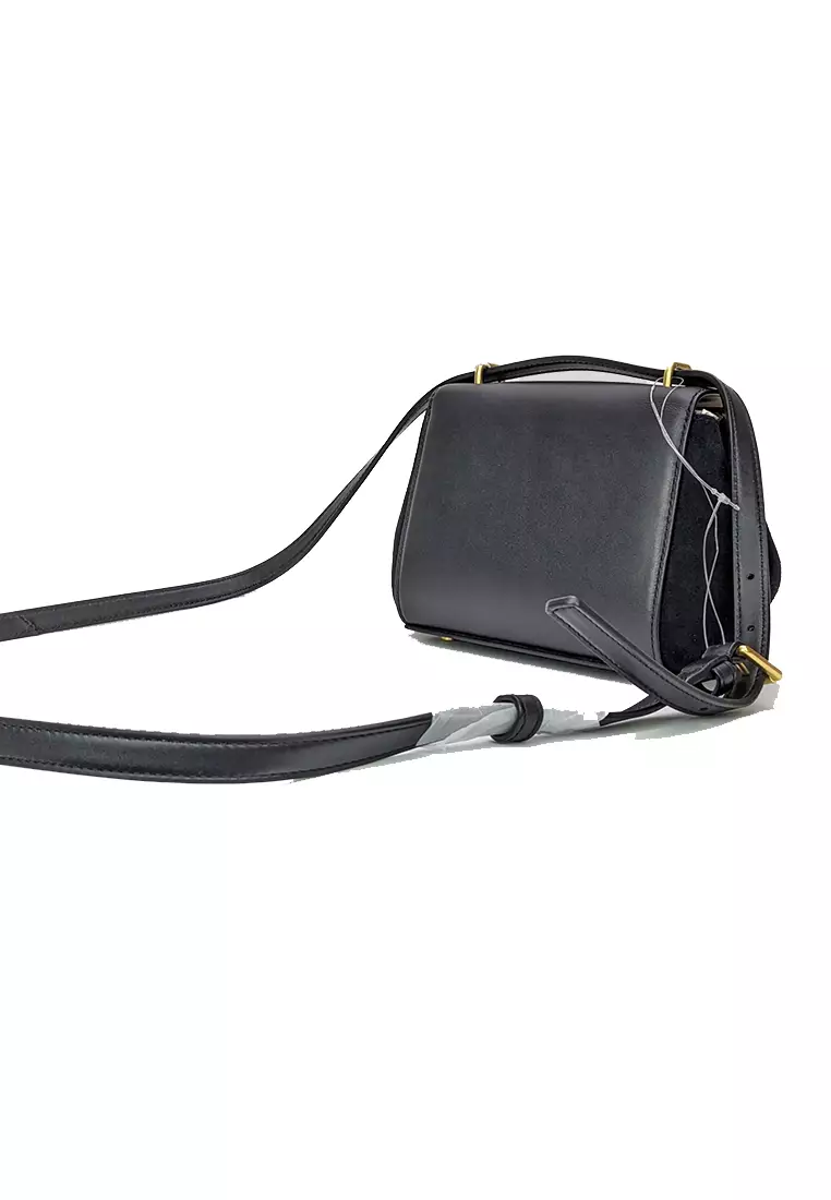 Juliette Leather Suede Small Crossbody Black 89685