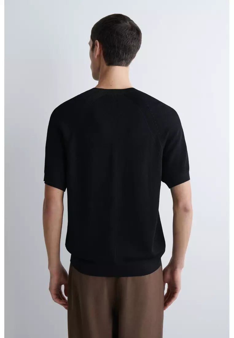 DOUBLE-FACED KNITTED T-SHIRT