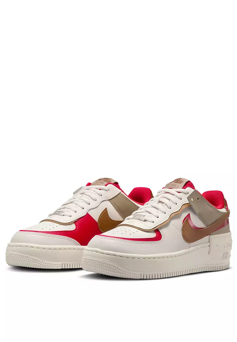 Nike Af1 Nike Shadow Beige Pink Casual Shoes Nike Air Force