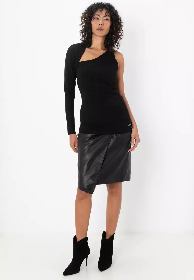 Asymmetric Jersey Party Top