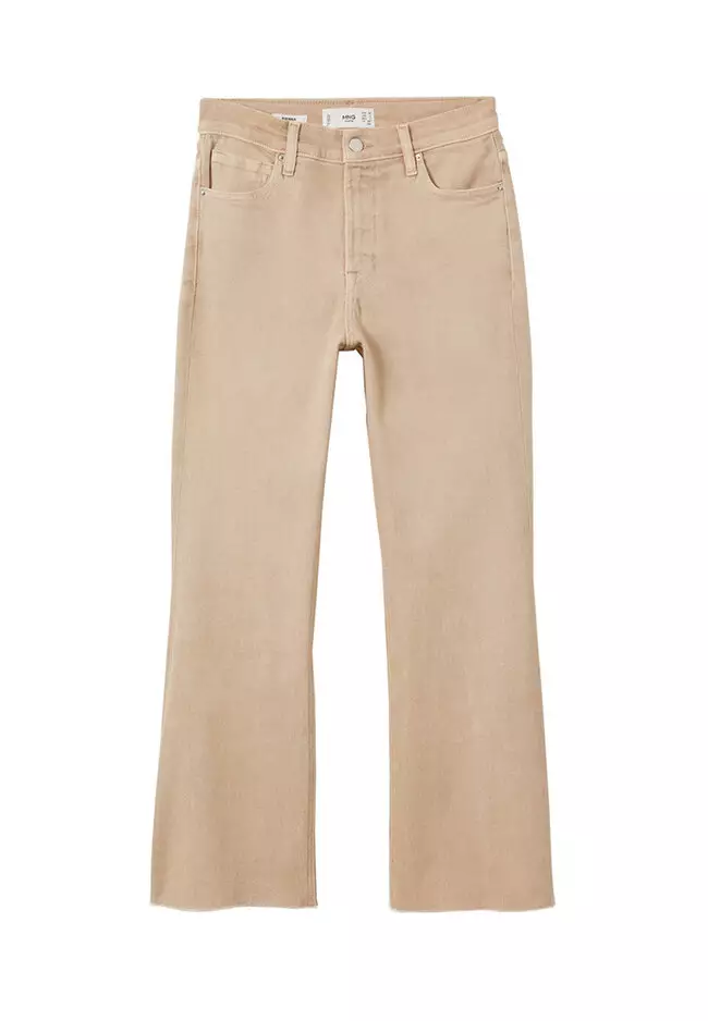 High-Waist Bootcut Jeans