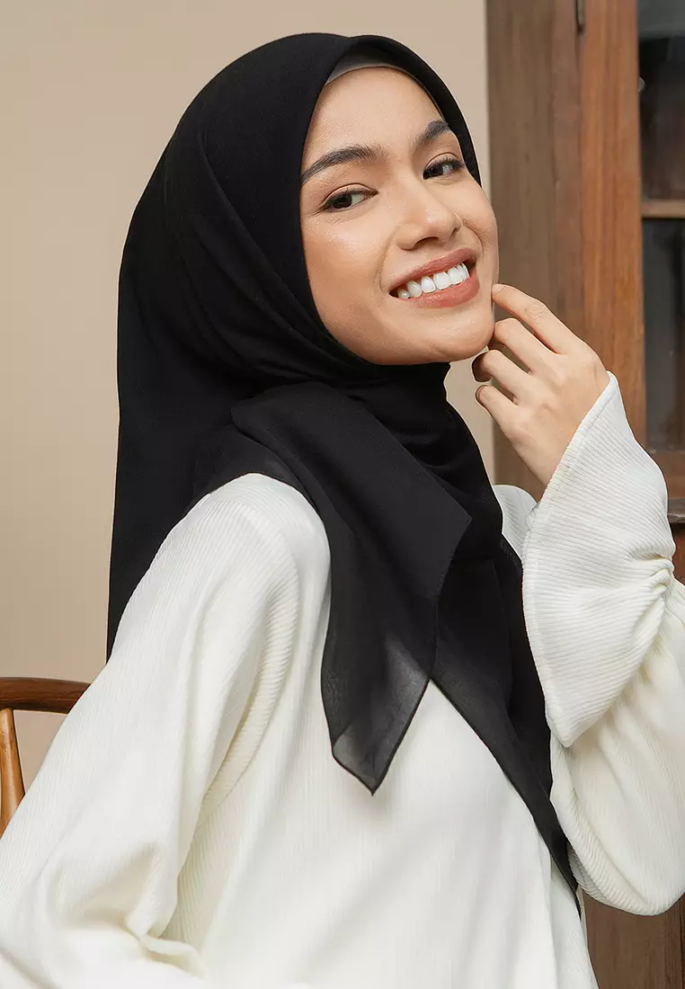Nala Voal Square Black