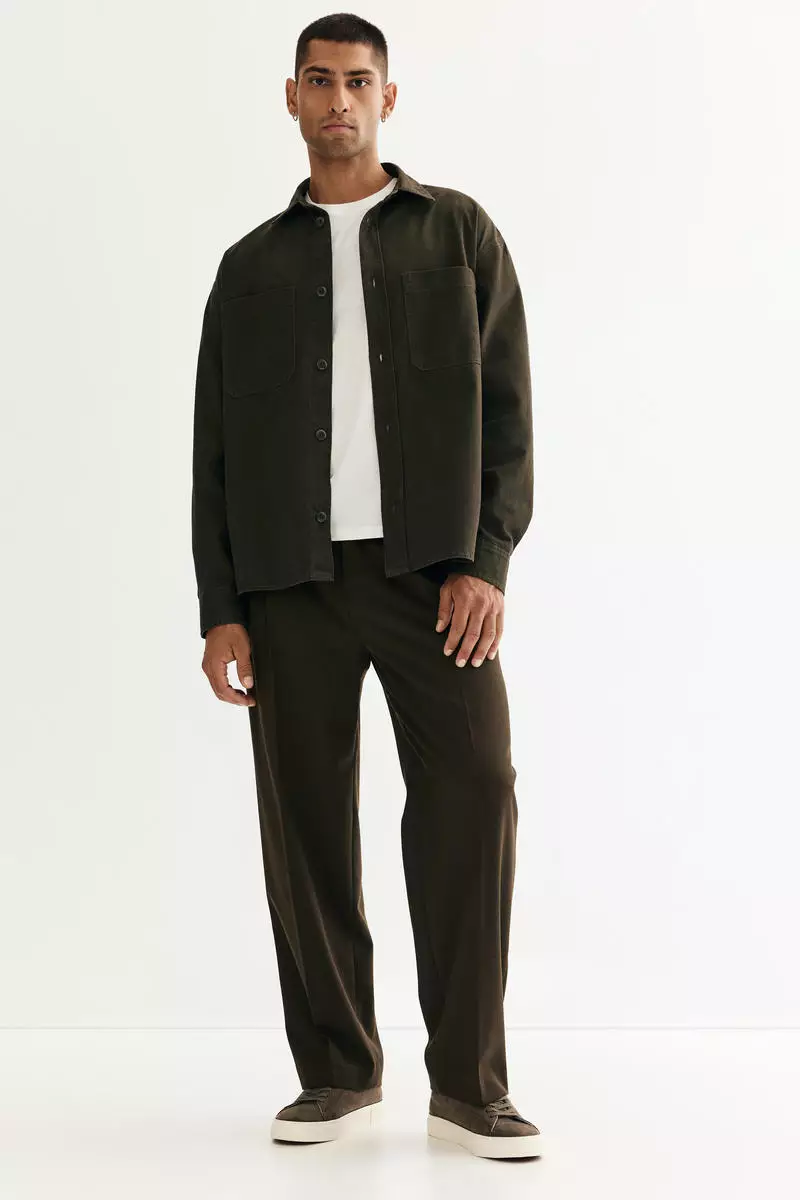 Relaxed Fit Twill overshirt