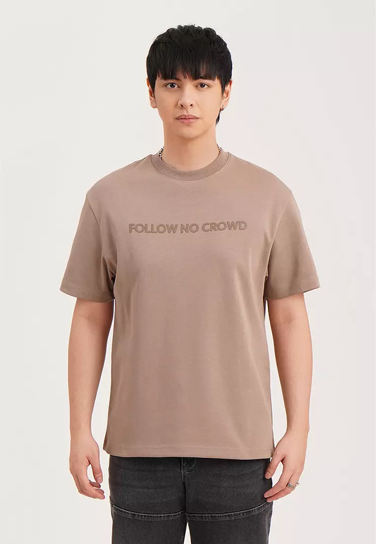 Follow No Crowd Relaxed Fit Graphic T-Shirt