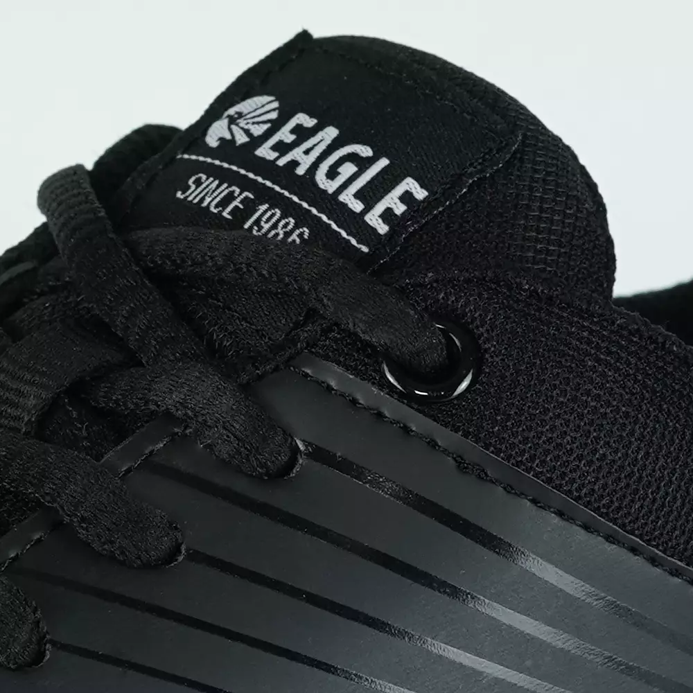 Eagle Sepatu Sekolah Advan - HITAM/PUTIH