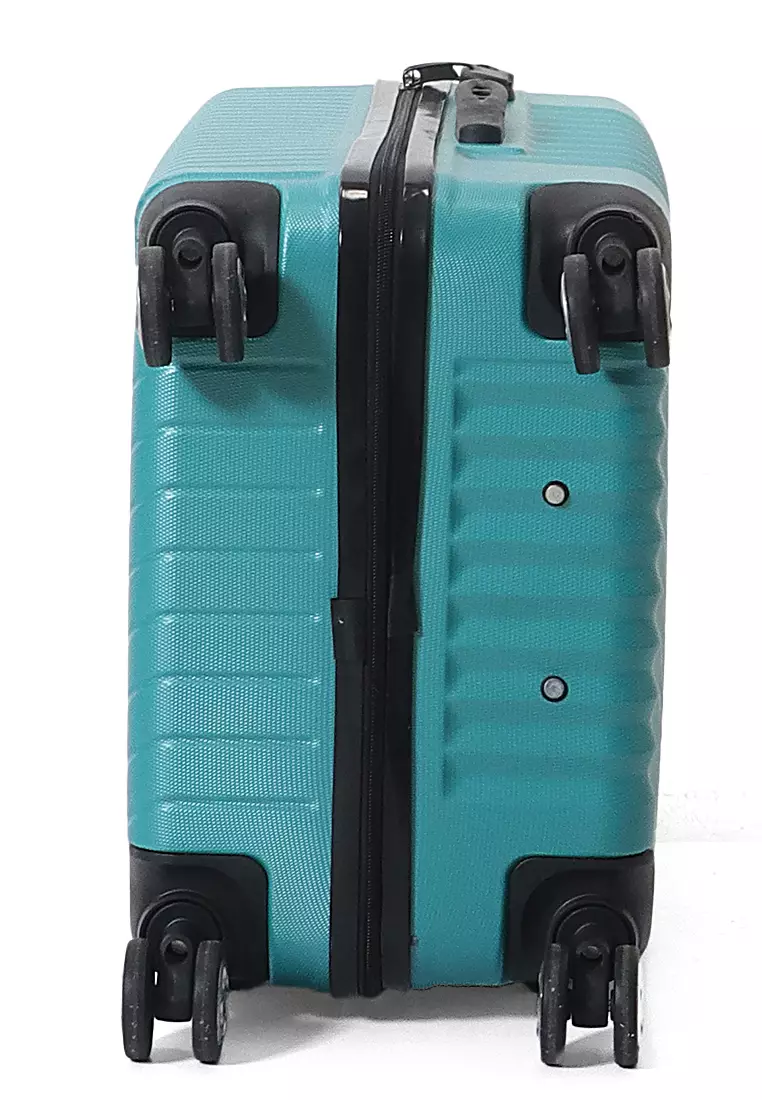 Austin Koper Hardcase Unisex Size 24 Inch Suitcase Combination Lock Large Compartment Tas Travel Material ABS+PVC Coated ORIGINAL - Greentosca