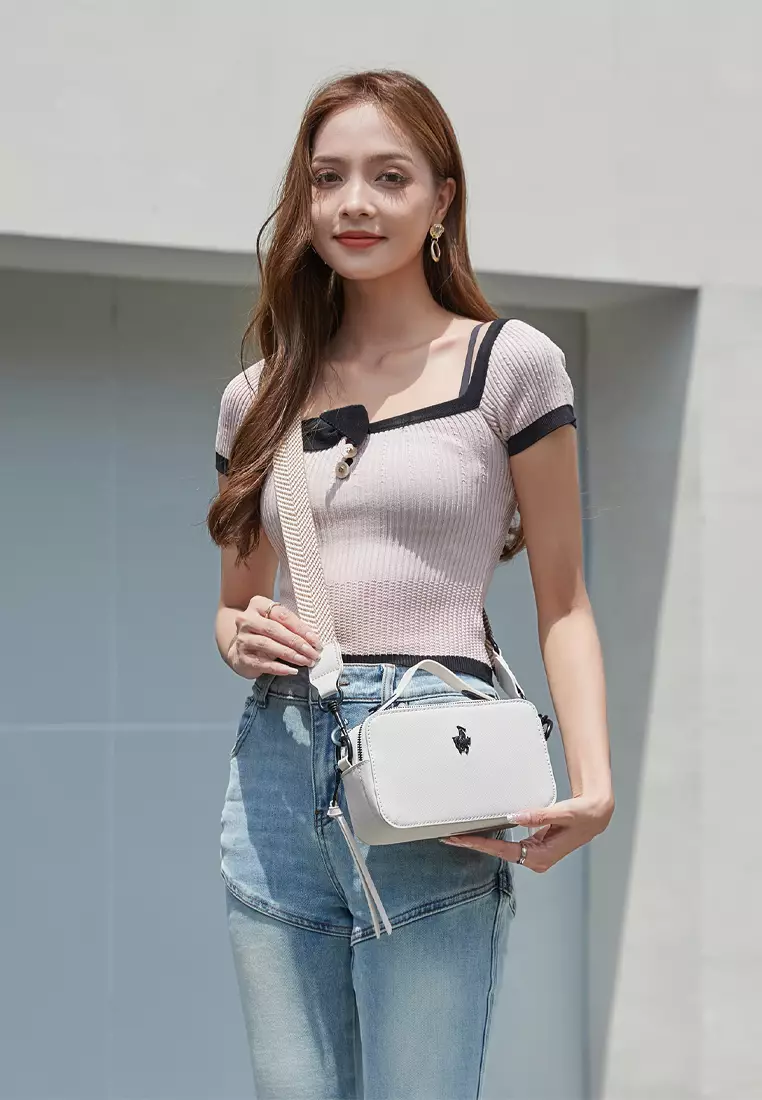 Women's Sling Bag / Crossbody Bag - White