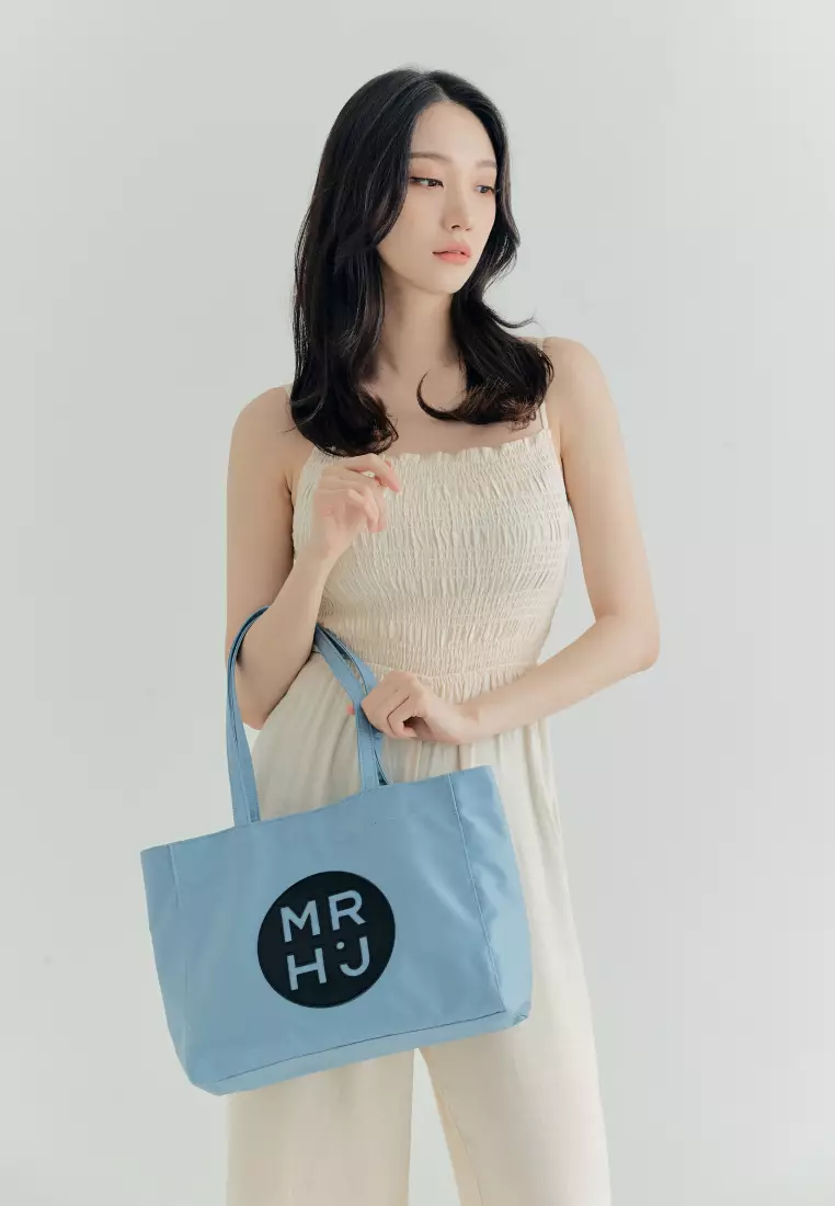 BONO V Nylon Shoulder Bag Sky Blue
