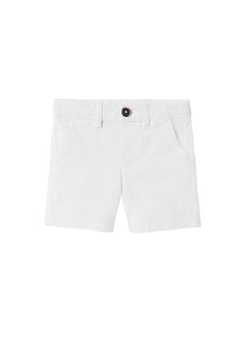 MANGO BABY white Cotton Bermuda Shorts CCF5CKA2015480GS_1