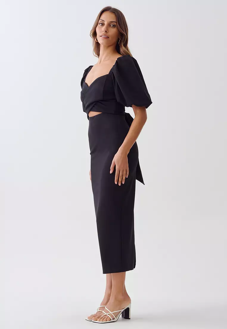 Buy Tussah Neva Midi Dress 2024 Online ZALORA Singapore