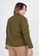 Sorabel green Giddia Plain Button Shirt Big Size Green 0DC9DAAC5BF4D9GS_3
