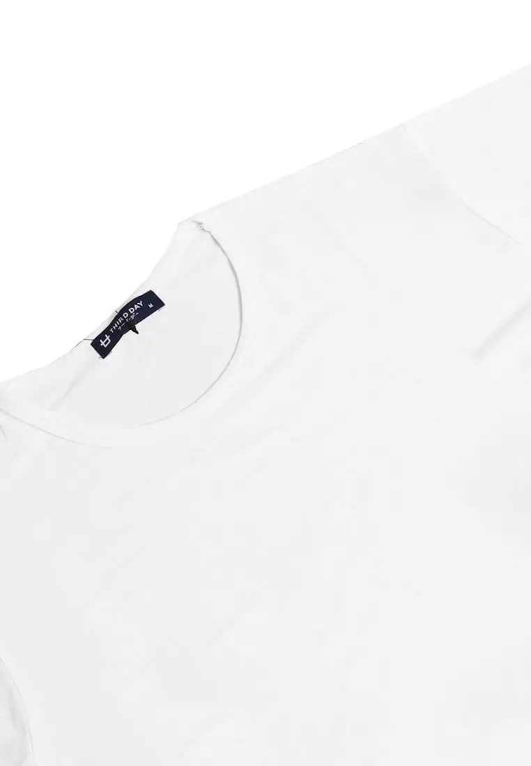 LTE32 RCP crop top polos wanita putih