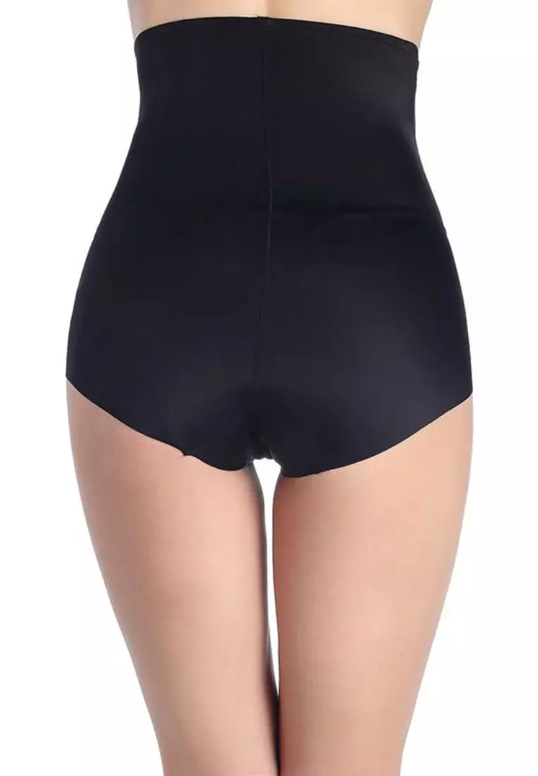 2 Pack Premium Daelyn High-Waisted Girdle Panties Compression Shapewear in Black