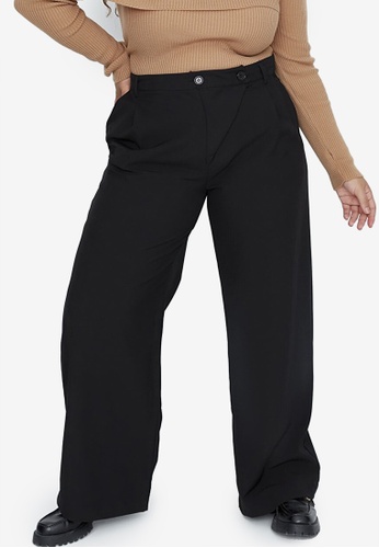 Trendyol Plus Size Asymmetrical Fly Trousers 2023 | Buy Trendyol Online |  ZALORA Hong Kong